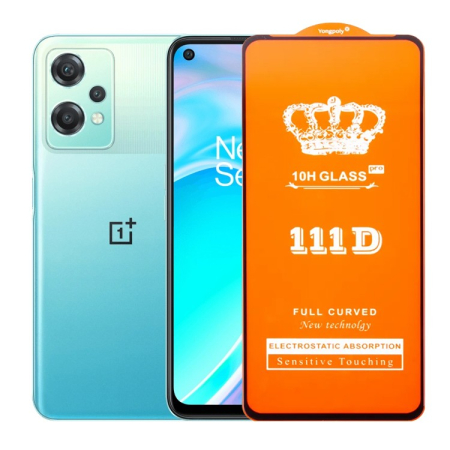 ✨TOATE PRODUSELE✨ - Folie Sticla Securizata OnePlus CE2 Lite, , Sticla de Protectie Compatibila cu OnePlus Nord CE2 Lite, Full Cover 111D, HD, Margini Negre, Transparenta