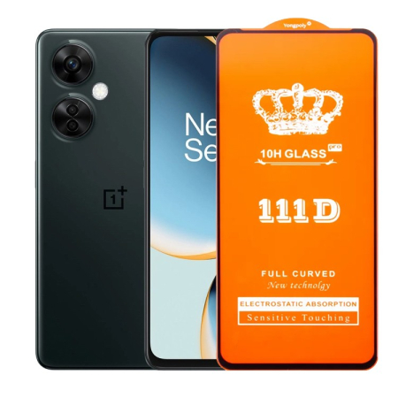 ✨TOATE PRODUSELE✨ - Folie Sticla Securizata OnePlus CE3 Lite, , Sticla de Protectie Compatibila cu OnePlus Nord CE3 Lite, Full Cover 111D, HD, Margini Negre, Transparenta