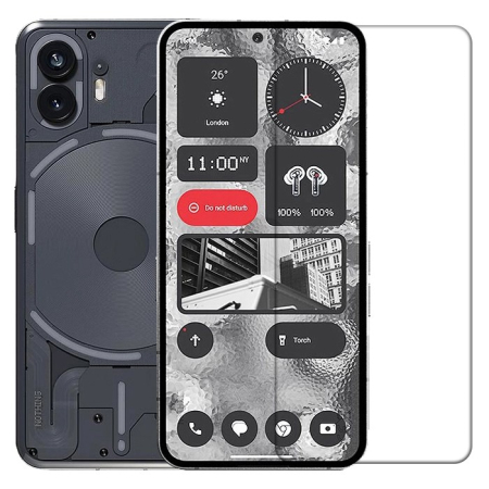 ✨TOATE PRODUSELE✨ - Folie Sticla Securizata pentru Nothing Phone 2, , Sticla de protectie Compatibila cu Nothing Phone 2, 2.5D, HD, Transparenta