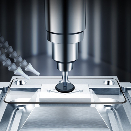 Folie Sticla Securizata, , Pentru Realme C55, Full Glue, Margini Negre, Transparent [3]