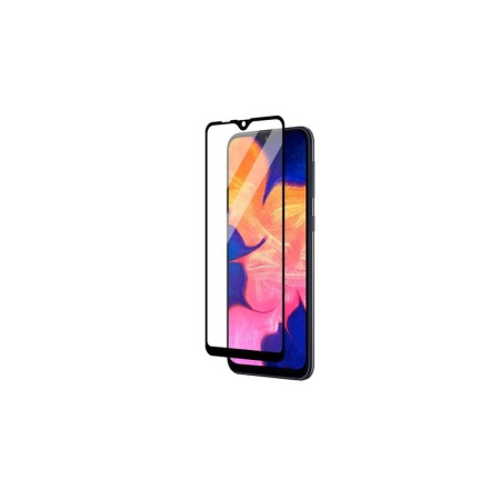 Folie Sticla Securizata pentru Samsung Galaxy A10, 9H, Full Face, Negru [2]
