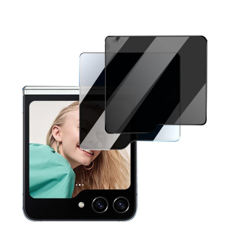 Folie Sticla Securizata pentru Samsung Galaxy Z Flip 6, , Sticla de Protectie Compatibila cu Samsung Galaxy Z Flip 6, 2.5D, HD, Transparenta [4]