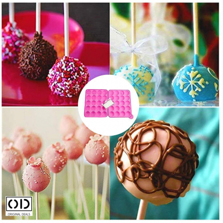Vase, Recipiente & Accesorii din Silicon - Forma Cake Pops din Ciocolata Forma din Silicon pentru Bomboane de Ciocolata si Cake Pops pe Bat Forma silicon cake pops pentru Bomboane Prajituri pe Bat Cake POps Candy bar Candy Bar Cake Pops tescoma forma cake pops forma na cake pops como hacer cake pops en forma de helado cake pops kepimo forma cake pops en forma de helado silikonova forma na cake pops cake pops forma allegro forma do cake pops lody cake pops en forma de paletas forma silikonowa do cake pops forma do cake pops formas de hacer cake pops forma pro cake pops cake pops formar