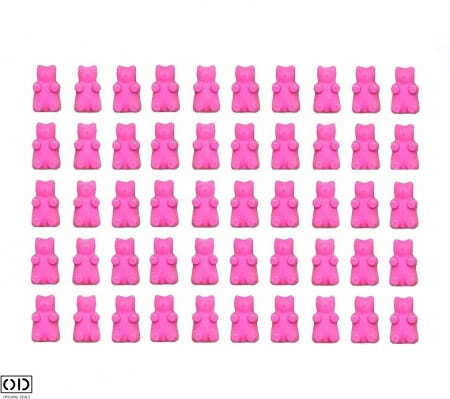 Forma din Silicon pentru 50 de Jeleuri in Forma de Ursuleti Haribo [14]