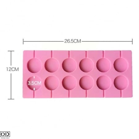 Forma pentru 12 Acadele din Ciocolata, Zahar sau Jeleu Cake Pops, 26.5 x 12 cm [5]