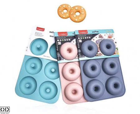 Forma pentru Briose si Gogosi din Silicon Non-Stick, Gri, Calitate Premium [3]