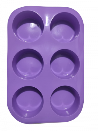 Forma pentru Briose si Prajituri din Silicon Non-Stick, Mov, Calitate Premium [4]