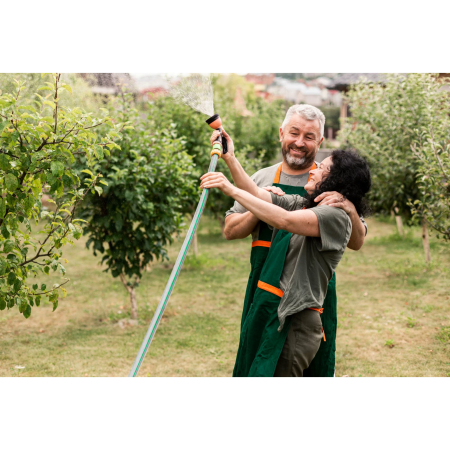 Furtun gradina armat Premium, 1/2&quot; diametru, 30 m, protectie UV, 8 bar presiune, 4 straturi, verde [7]