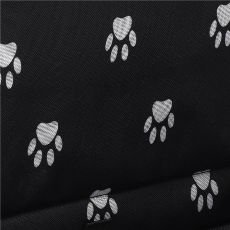 Geanta auto de transport animale de companie, caini si pisci, negru, 40x43x30cm [8]