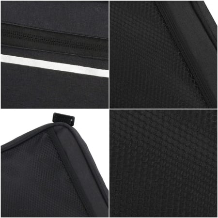 Geanta bicicleta impermeabila, cu buzunar pentru telefon, 30x21x5cm, negru [2]