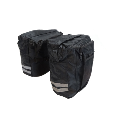 Geanta bicicleta spate 34x12x32 cm, 20L, poliester impermeabil, prindere pe portbagaj, negru [3]