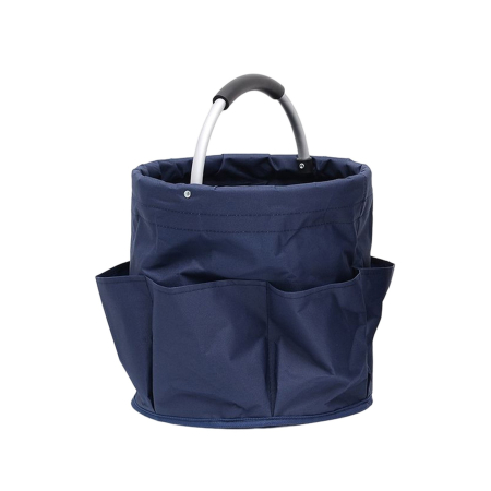 Corturi Evenimente si Articole Camping - Geanta Cos pentru Scule de 17L, , Buzunare Exterioare, Cos de Picnic Portabil, Cos pentru Plaja, Cos pentru Curatenie, din Material Oxford 600 D, 28 x 28 x 28 cm Albastru marin
