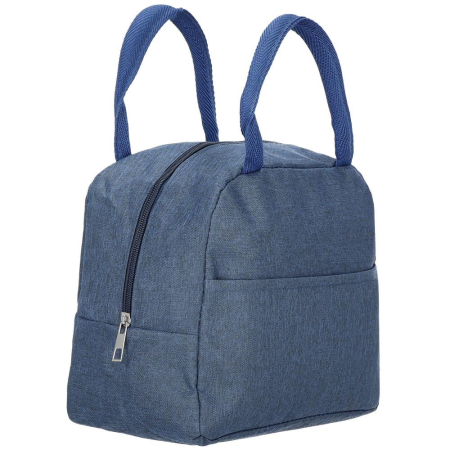 Geanta frigorifica cu izolatie termica pentru mancare, 21x10x23cm, albastru [3]