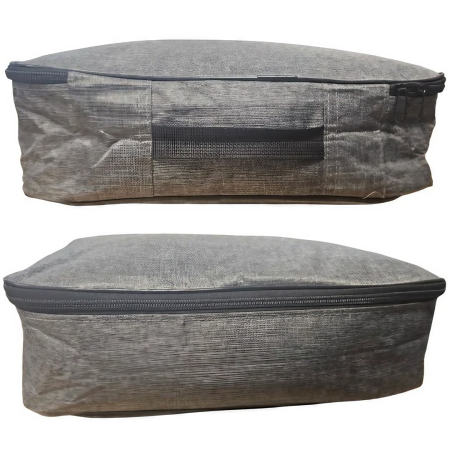 Geanta pentru Depozitare Acte si Documente, , 1 Compartiment mare cu Curele Interioare, Impermeabila, 37 x 10.5 x 27 cm, Gri [6]