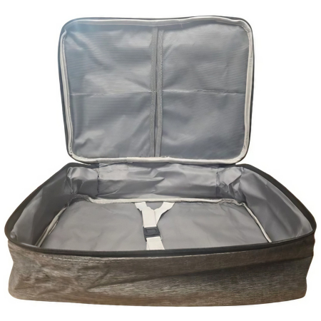 Geanta pentru Depozitare Acte si Documente, , 1 Compartiment mare cu Curele Interioare, Impermeabila, 37 x 10.5 x 27 cm, Gri [5]