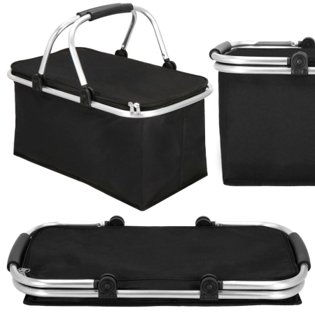 Geanta pentru picnic sau plaja, termoizolanta, 28 litri, negru [1]