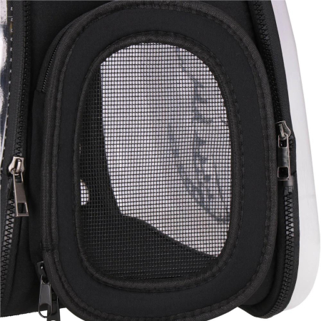 Geanta pentru transport animale de companie pisica sau catel, M, 42x26x32 cm, transparent [10]
