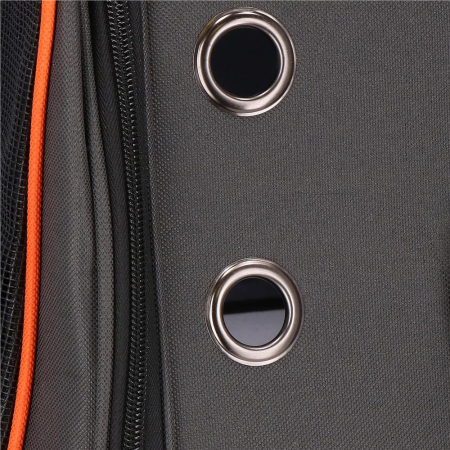 Geanta pentru transport animale mici-medii, pentru caine si pisica, pliabila, 24x48x33 cm, gri [11]