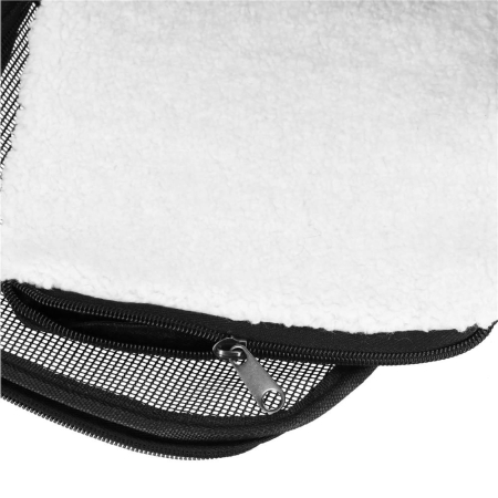 Geanta pentru transport animale mici, pentru caine si pisica, pliabila, 24x40x24 cm, negru [6]