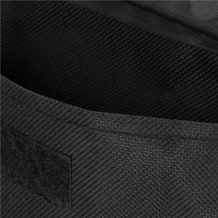 Geanta portbagaj bicicleta, 1 compartiment si 3 buzunare laterale, 40x20x17cm, negru cu elemente reflectorizante gri [21]