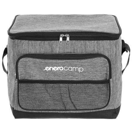 Geanta termica 25L cu buzunare frontale, strat interior PEVA si curea reglabila, 34x24x30 cm, gri [5]