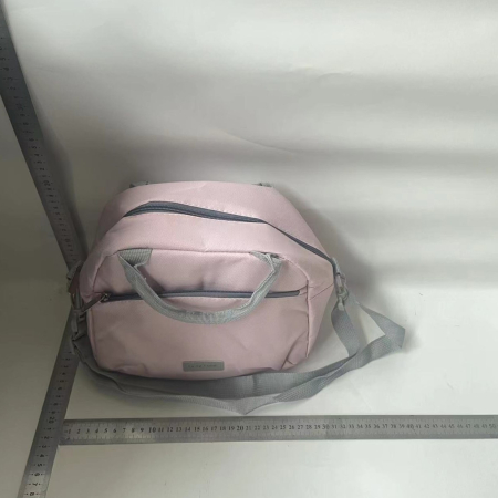 Geanta Termica pentru Pranz , Multifunctionala, Compartimentata, Impermeabila, 2 Tipuri de Manere, 26x14.3x21.2 cm, Roz [6]