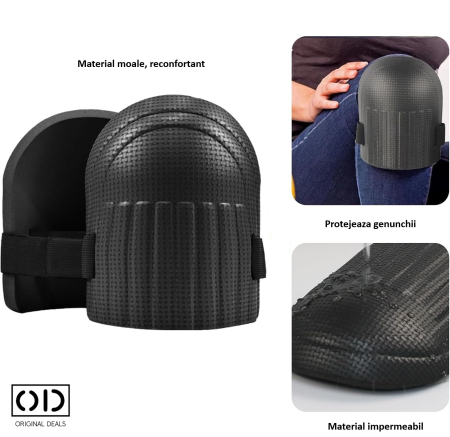 genunchiera de lucru original deals genunchiera protectie rotula menisc genunchiera pvc usoara si moale genunchiera marime universala reglabila genunchiera cu curea ajustabila pentru lucru genunchiera protectie constructii bricolaj genunchiera ergonomica pentru genunchi genunchiera pentru muncitori si gradinarit genunchiera neagra 17.2 x 15 cm pvc genunchiera de lucru confortabila si rezistenta [2]