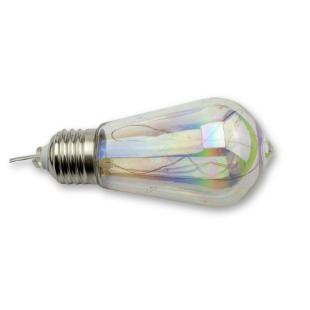 Ghirlanda luminoasa, LED, model Felisi, 10 becuri, 380cm, incarcare solara, lumina alb multicolor [9]