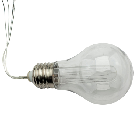 Ghirlanda luminoasa, LED, model Hemma, 10 becuri, 380cm, incarcare solara, lumina alb cald [13]