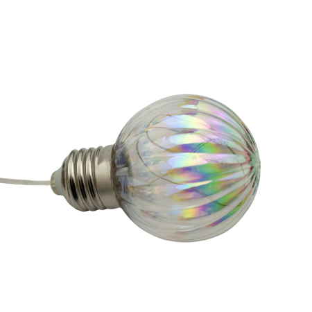 Ghirlanda luminoasa, LED, model Loris, 20 becuri, 580cm, incarcare solara, lumina alb multicolor [9]