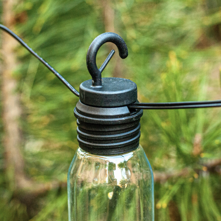 Ghirlanda luminoasa, LED, model Lux, 10 becuri, 380cm, incarcare solara, lumina alb cald [13]