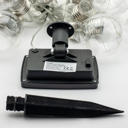 Ghirlanda luminoasa, LED, model Moza, 20 becuri, 580cm, incarcare solara, lumina alb cald [4]