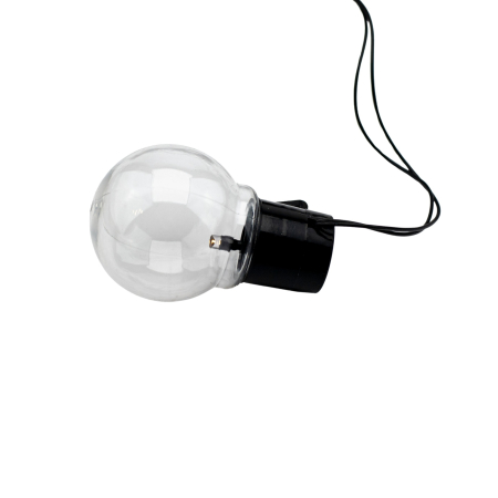 Ghirlanda luminoasa, LED, model Rona, 10 becuri, 380cm, incarcare solara, lumina alb cald [10]