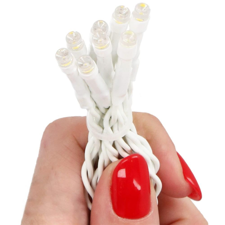 Ghirlanda luminoasa tip perdea 300 LED-uri, 12m, pentru interior/exterior, cu flash, iluminare alba [7]