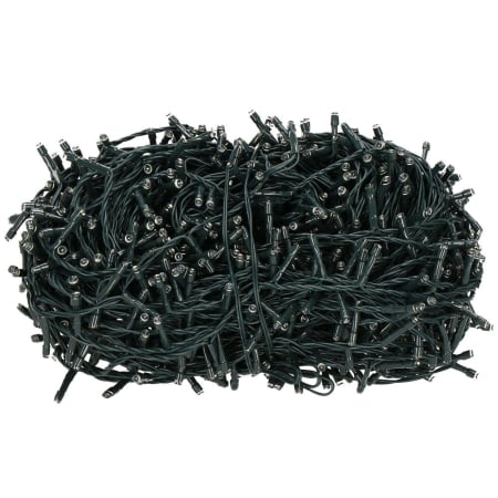 Ghirlanda luminoasa tip perdea Premium 300 LED-uri, 14,5m, 18Wati, interior/exterior, cu flash, alb rece [10]