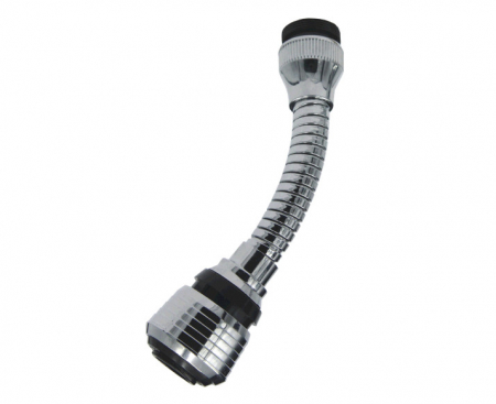 Prelungitor Flexibil cu Filtru pentru Robinet si Baterie Chiuveta pentru Bucatarie sau Baie, Crom, Original Deals® [1]