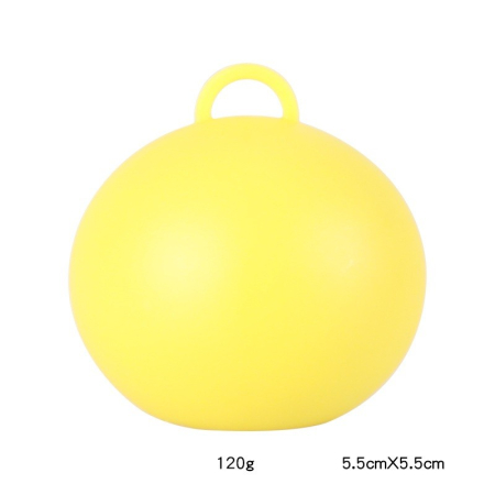 Greutate pentru Baloane, , Accesoriu Petrecere, 5.5x5.5 cm, 120 g, Galben [2]