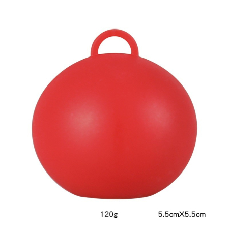 Greutate pentru Baloane, , Accesoriu Petrecere, 5.5x5.5 cm, 120 g, Rosu [3]