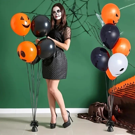 Greutate pentru Baloane cu Heliu, , din Folie cu Franjuri, 170g, 13 x 5 x 3 cm, Negru [2]