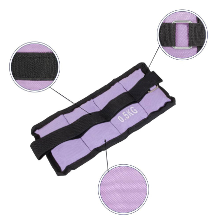 Greutati pentru glezna si incheietura mainii, 2x0.5kg [4]