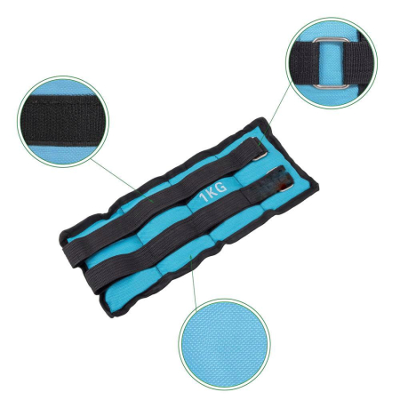 Greutati pentru glezna si incheietura mainii, 2x1kg [4]