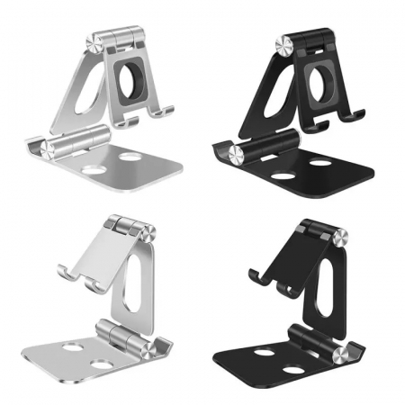 Suport din Aluminiu pentru Tableta sau Telefon, pentru Birou, Pliabil, Reglabil si Portabil [9]