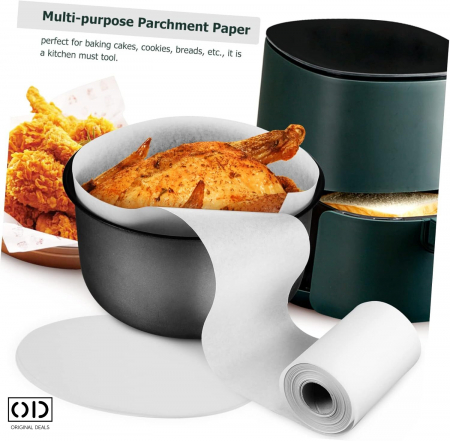 Ustensile Gatit & Accesorii - Hartie de copt Foaie de copt Hartie Tavi de copt Hartie pentru Air Fryer Hartie pentru Friteoza Hartie Air Fryer Hartie de copt