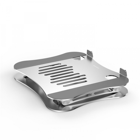 Suport pentru Laptop sau Notebook din Aluminiu, Pozitie si Inaltime Ajustabila, Portabil, Design Premium, Compatibilitate Universala [4]