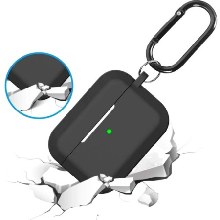 Husa AirPods Pro cu Inel Prindere Negru [5]