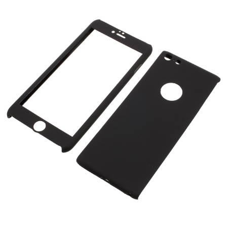 Husa Apple iPhone 6/6S Full Cover 360 Negru + Folie de protectie [7]