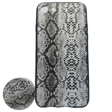 Back Case - Husa Apple iPhone 6 Plus/6S Plus Multicolor Model Sarpe + Popsocket inclus