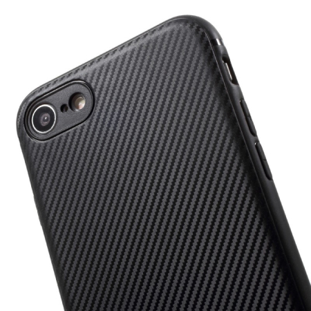 Husa Apple iPhone 7 IPAKY Carbon Fiber Negru [1]