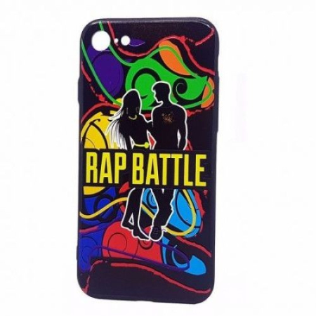Back Case - Husa Apple iPhone 7 Multicolor Mesaj Battle