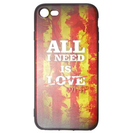 Back Case - Husa Apple iPhone 7 Multicolor Mesaj Love
